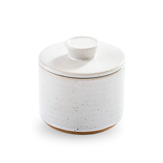 Farmhouse-Style French Butter Crock – Keeps Butter Soft & Spreadable